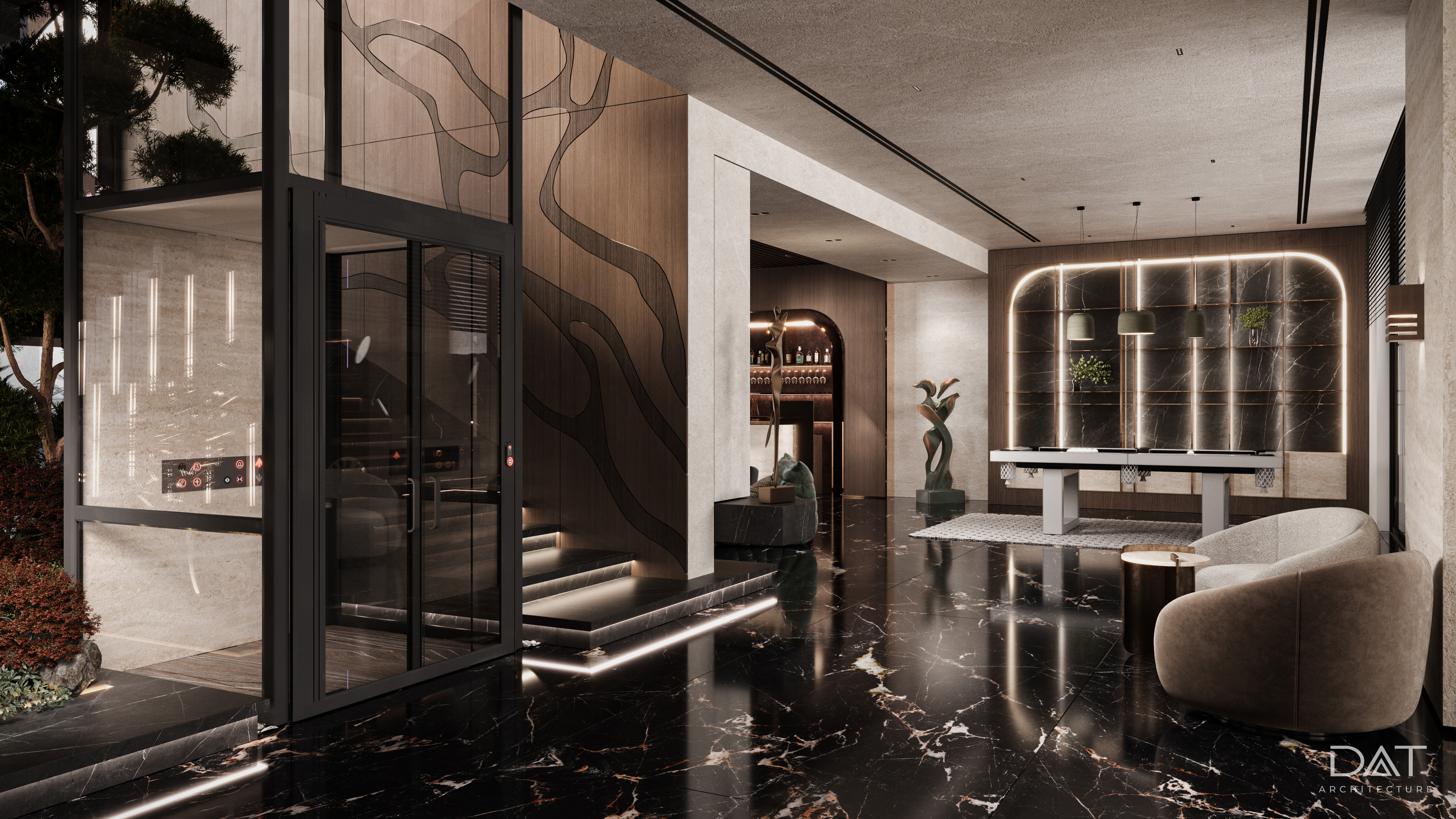 轻奢别墅丨阿联酋迪拜丨DAT Architecture-0