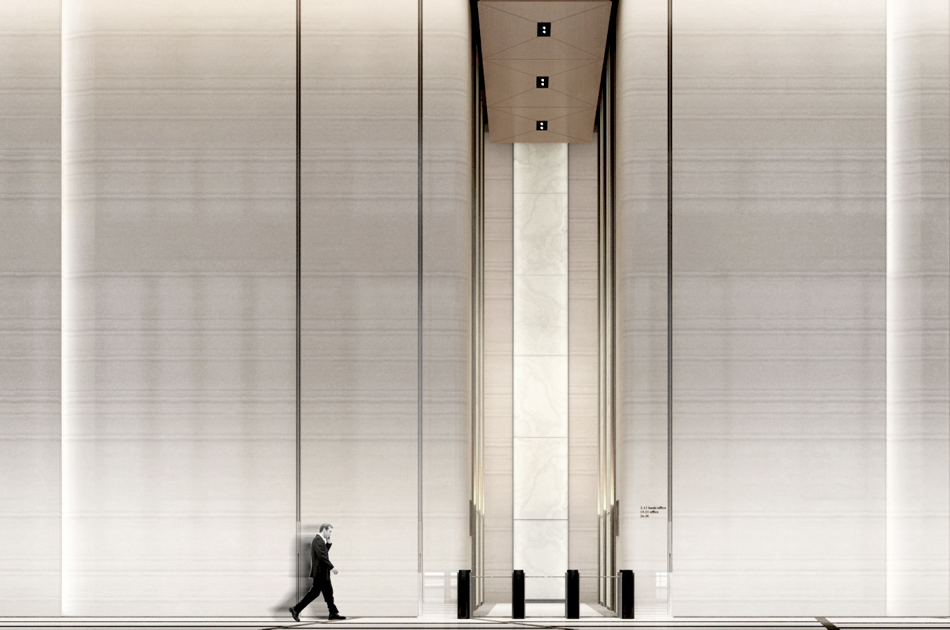 城市组 | 国际办公楼大堂公区 | 施工图-4