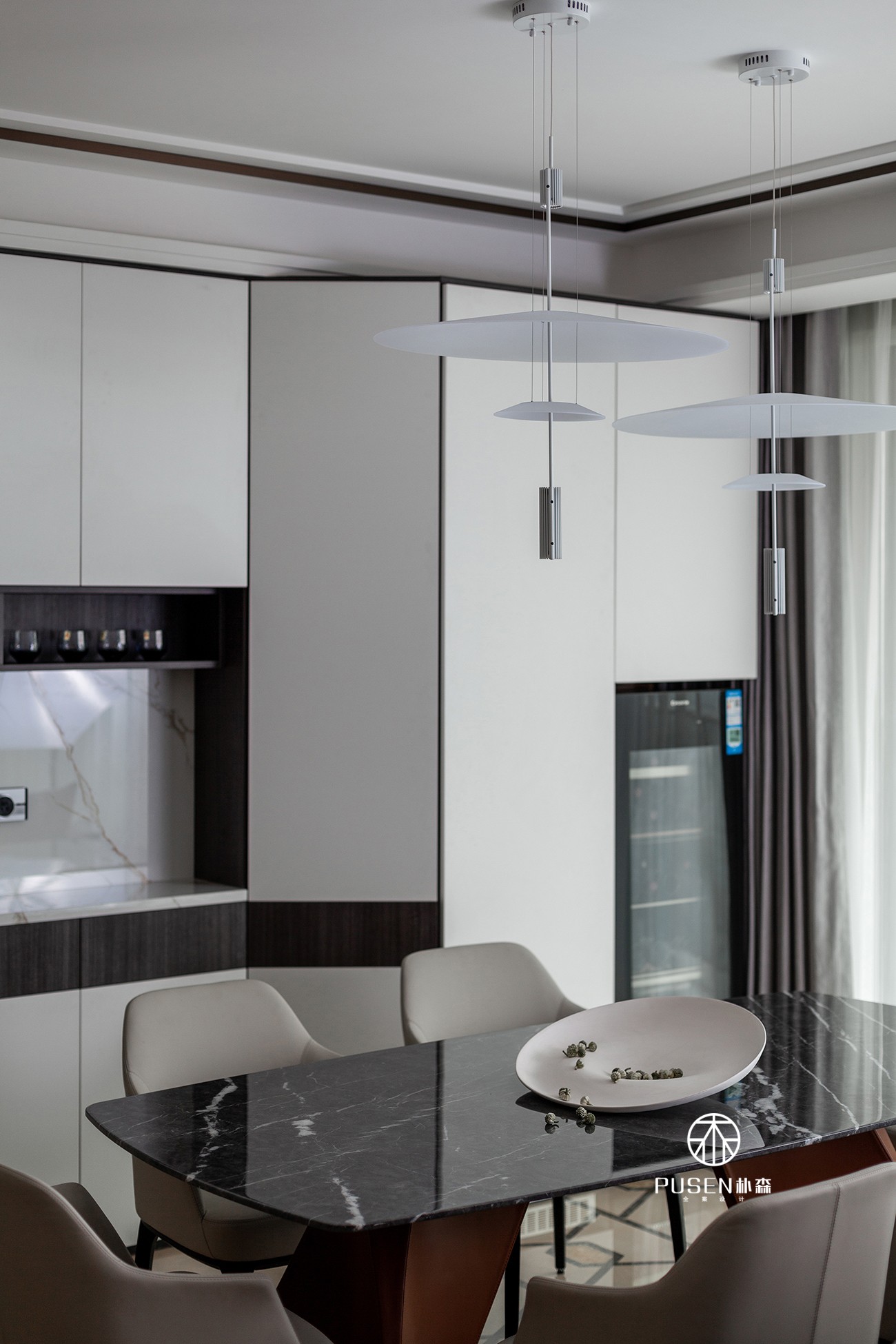 雅致轻奢 · 杭州金茂府精装修改造丨中国杭州丨朴森全案设计-37