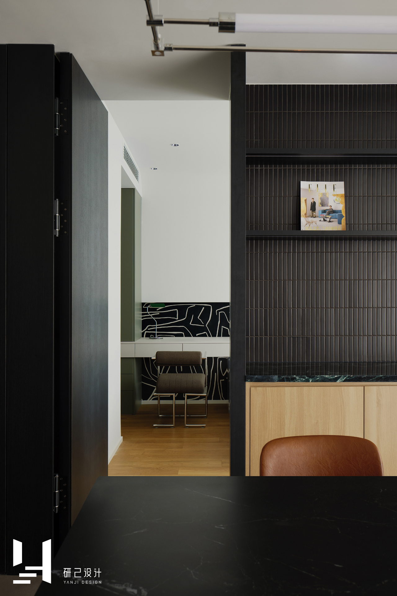 安徽芜湖国宾台142㎡ 《黑色圆舞曲》丨中国芜湖丨研己设计-18