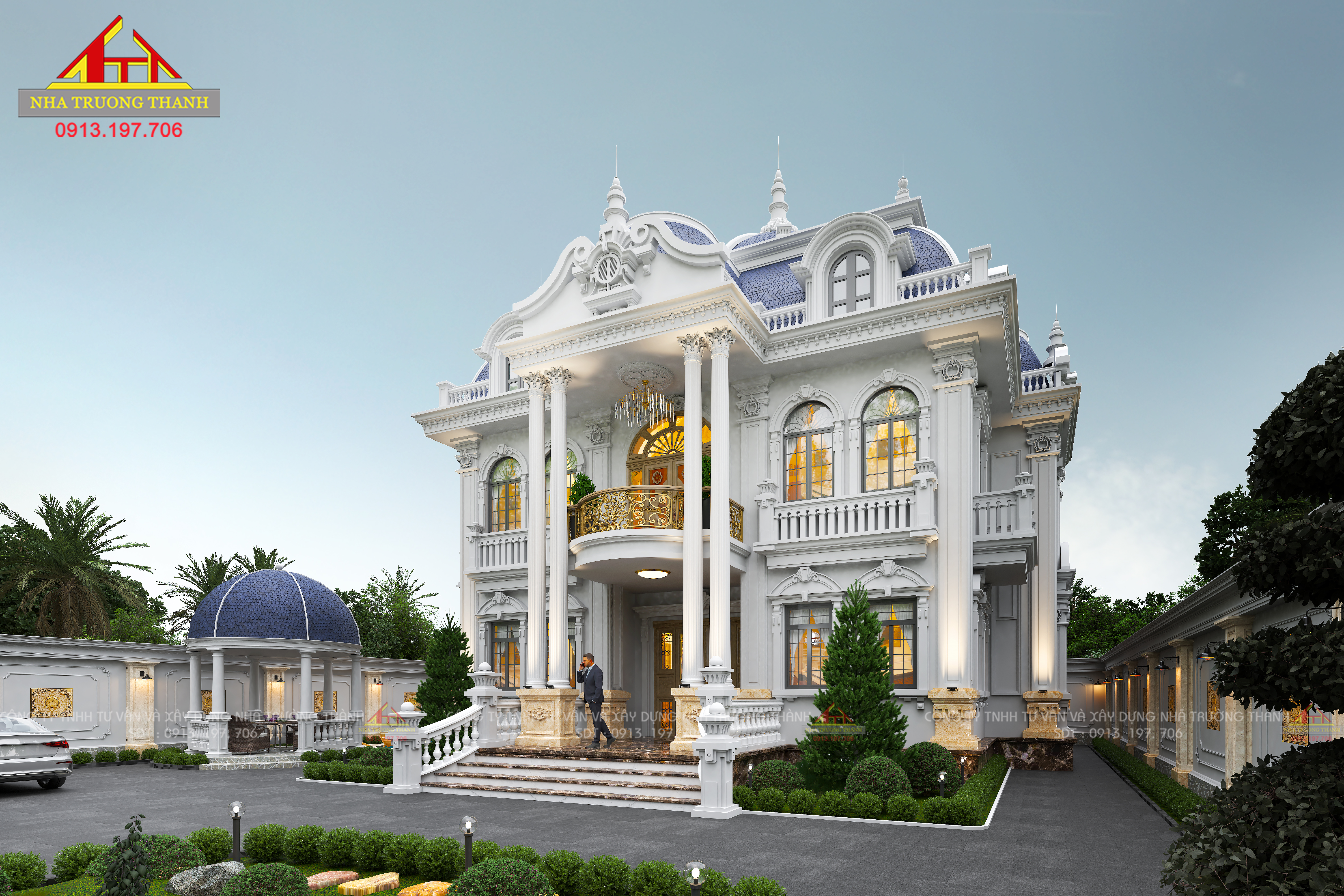 Neoclassical Villa Exterior Da Nang-2