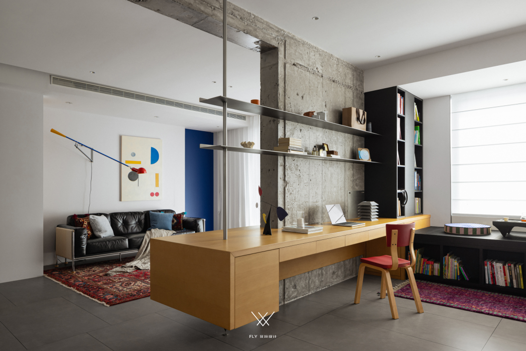 精装房改造 · 包豪斯基因与蒙德里安色彩的碰撞丨中国杭州丨菲拉设计（FLY DESIGN）-28