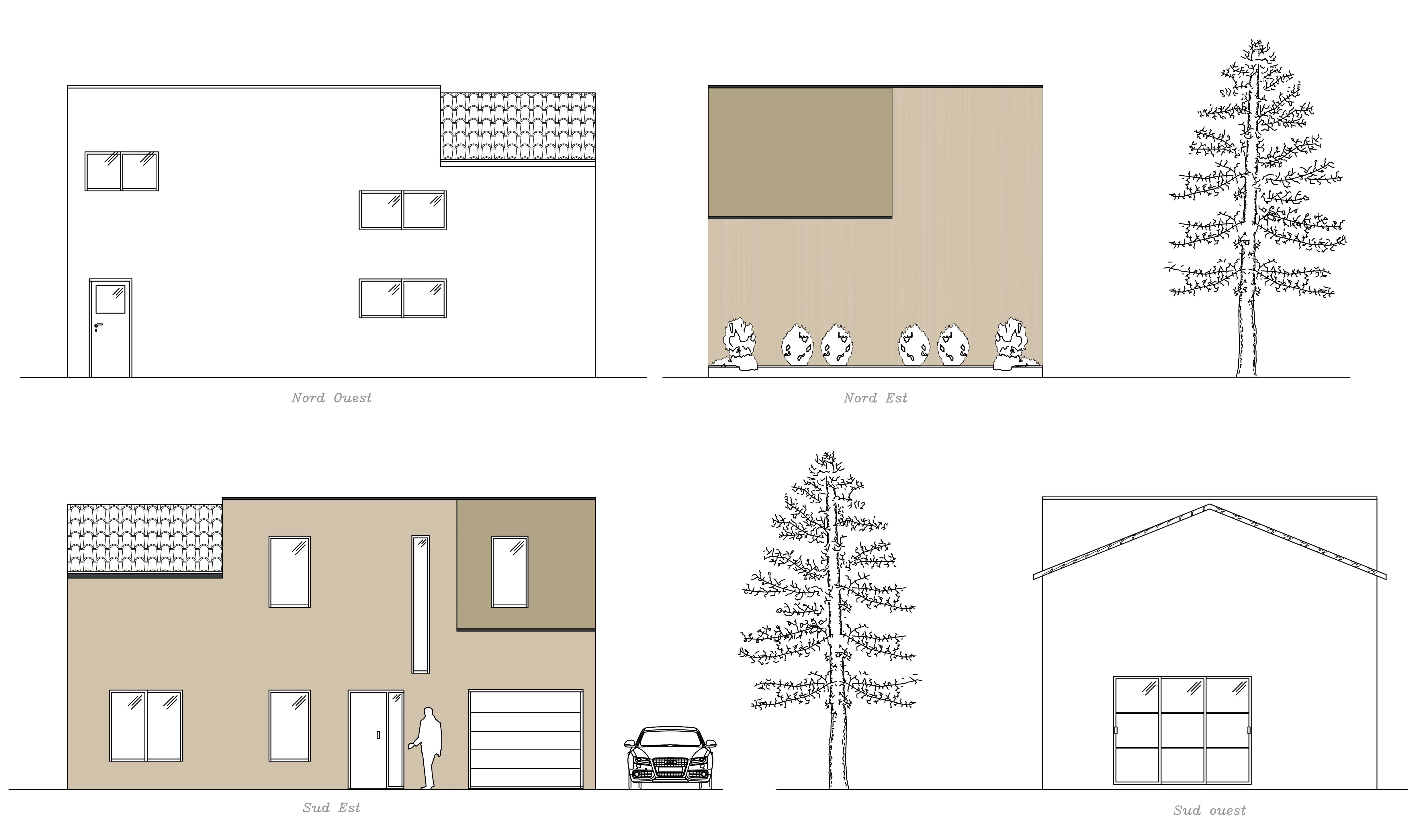 独栋房屋建筑许可项目丨Jérémy Depré（建筑绘图师）-11