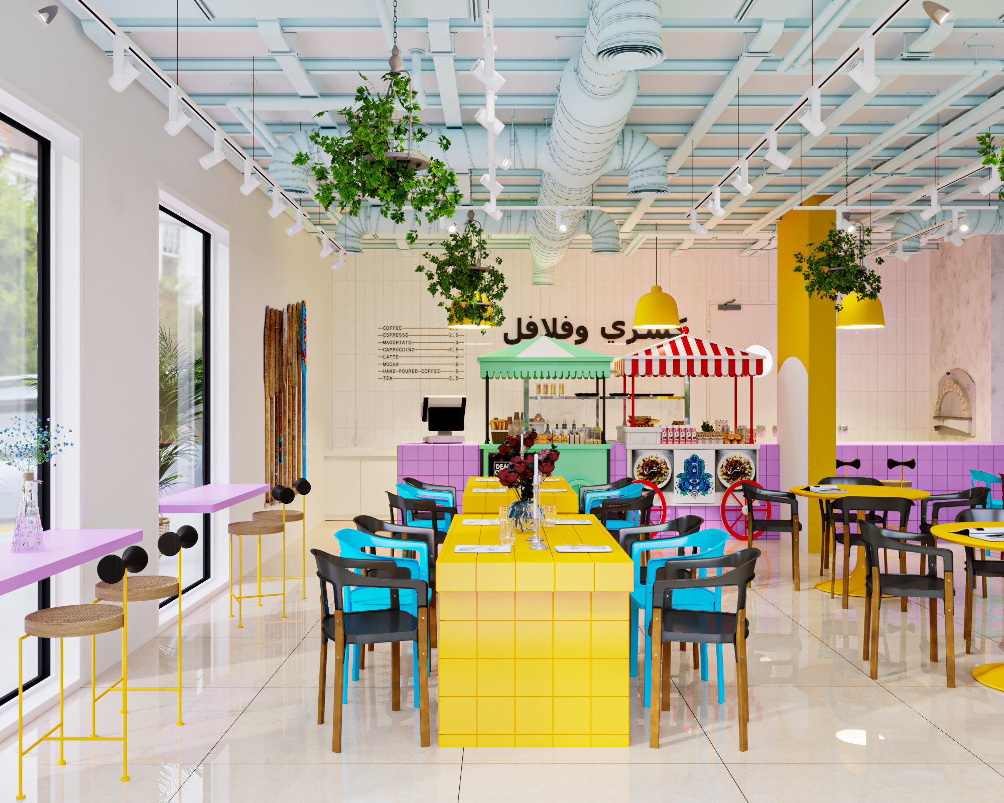 koshari falafel 餐厅设计丨沙特阿拉伯-7