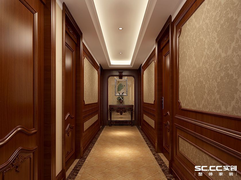 【上海实创装饰】尚海湾豪庭260平大平层欧式古典风情-18