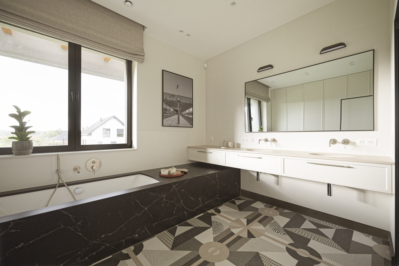 220-metrowe wnętrze domu pod Łodzią - połączenie natury i designu - PLN Design-2