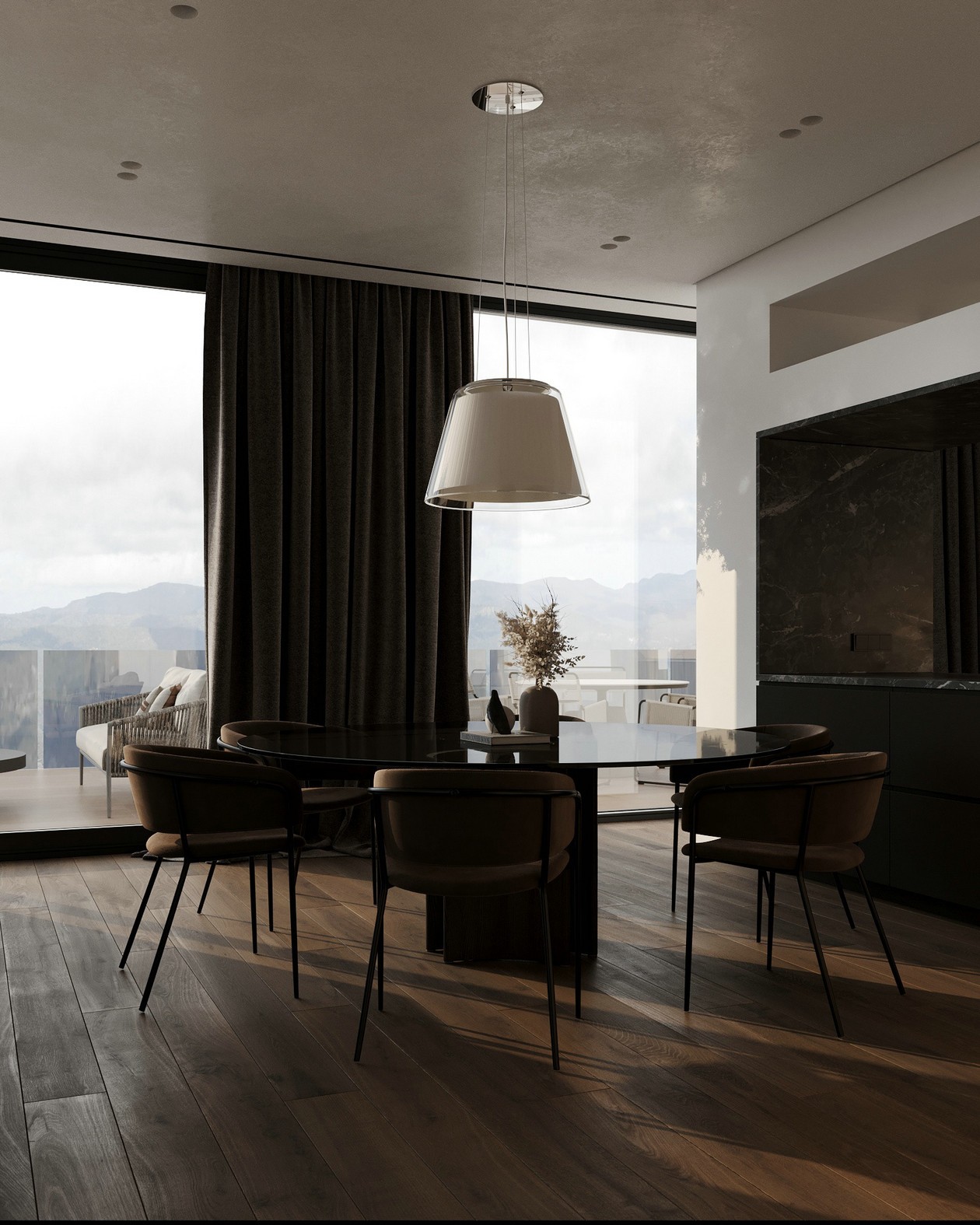 高级灰色系公寓设计-6