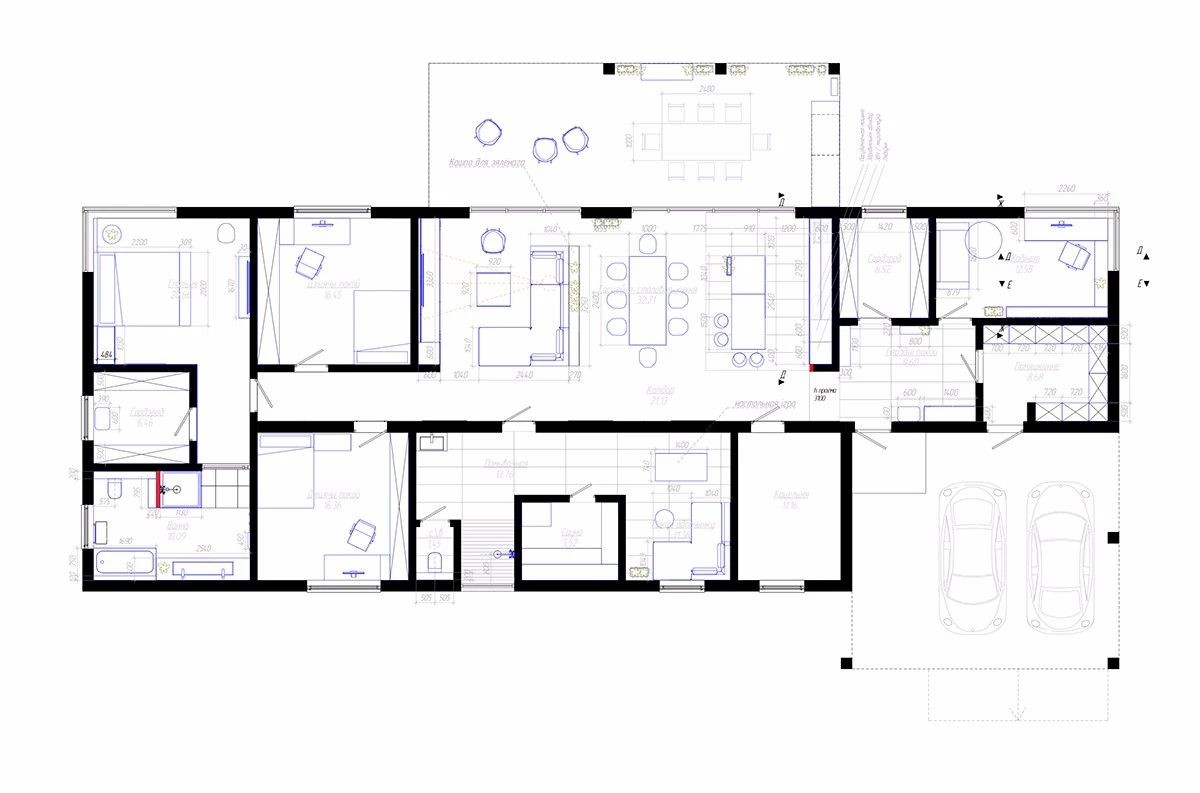 白俄罗斯设计师打造 203㎡自然风住宅-35