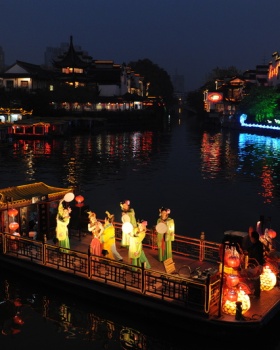 南京夫子庙文旅夜景灯光设计丨中国南京