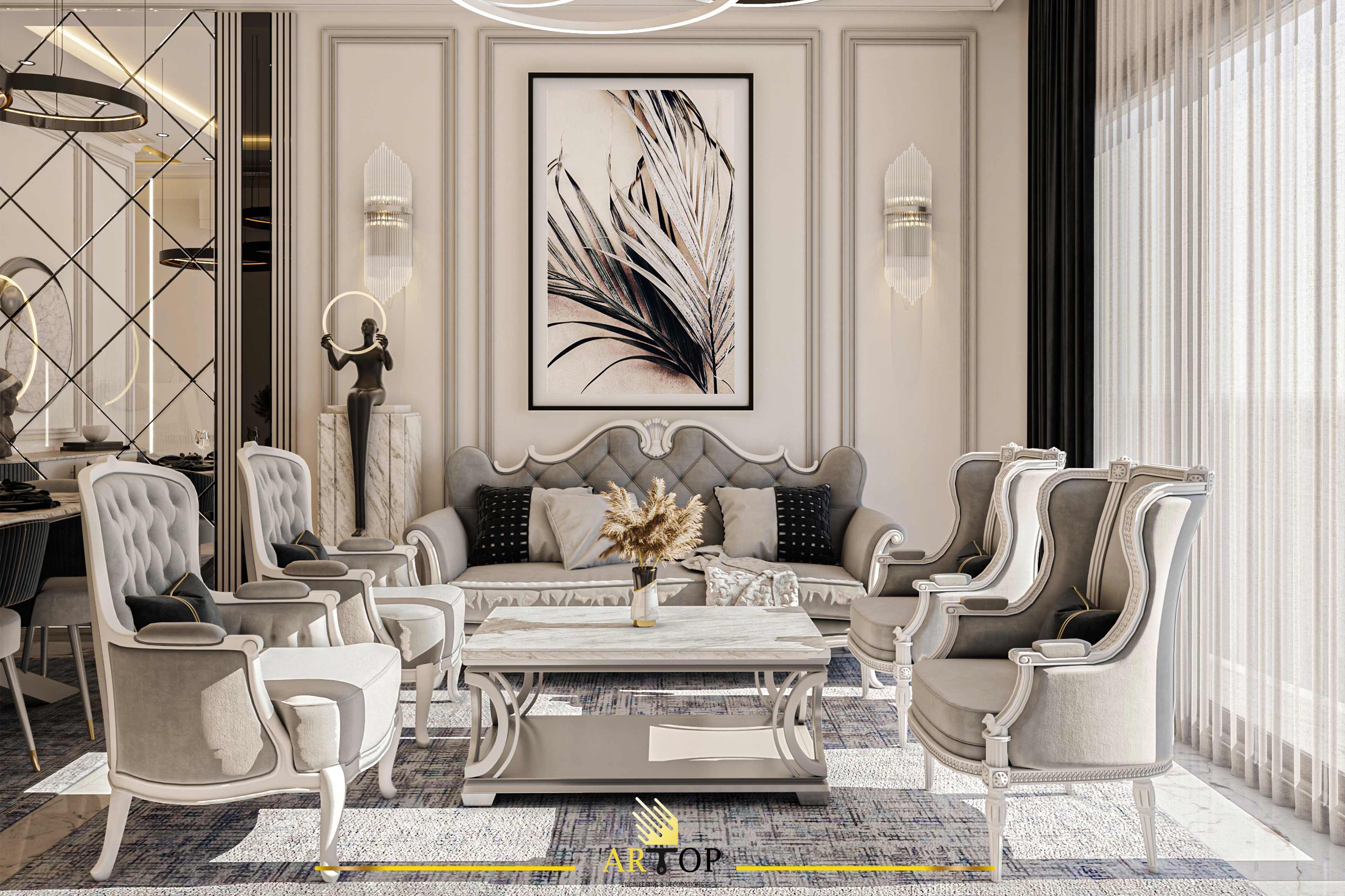 Reception and living room-0