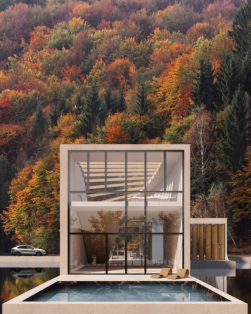 WAFAI 的瑞土湖上建築，有著優雅獨特的曲線屋頂。 - WEHOUSE-3