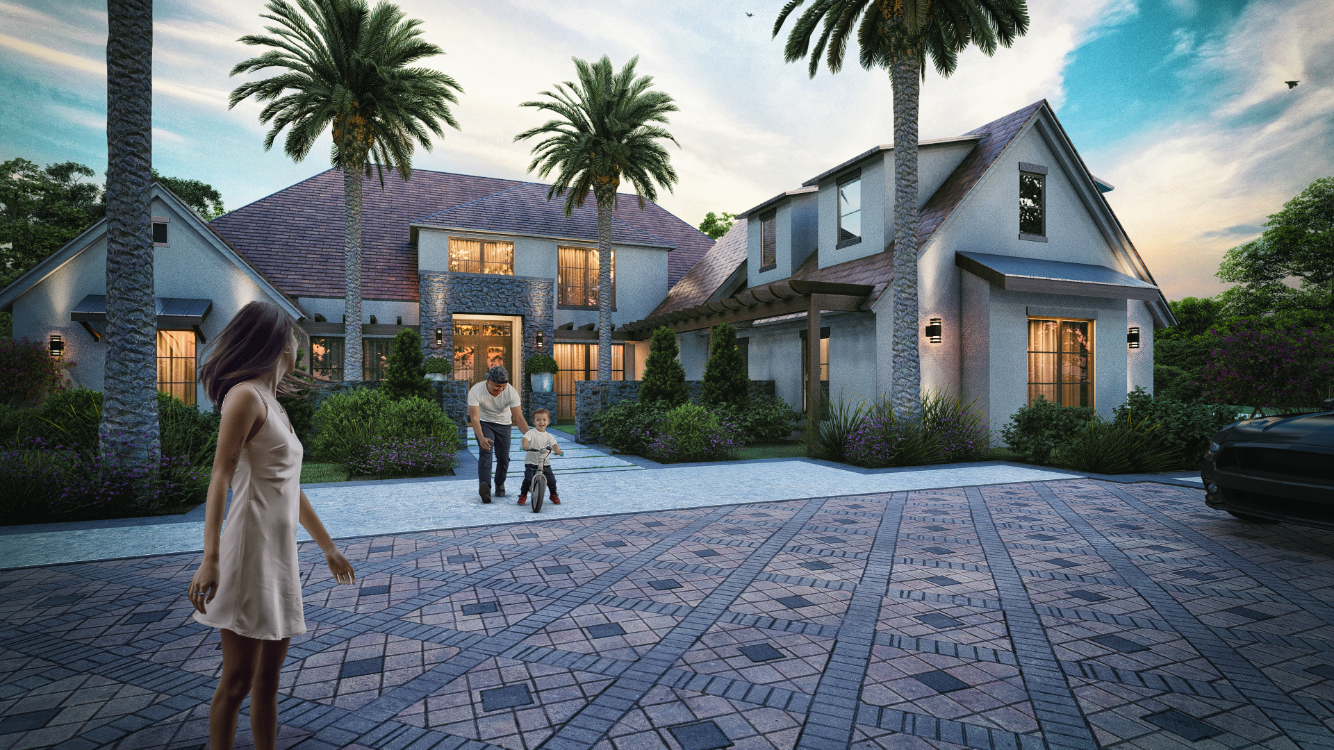 Masterful 3D Exterior Visualization companies: Elevating Luxury Home Spaces in Kharkiv, Ukraine | Yantram Architectural Design Studio-17