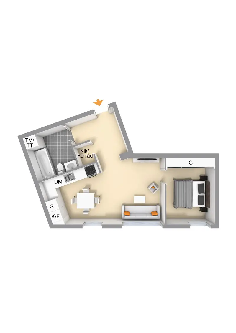 不同风格，同样精彩的两套公寓设计-12
