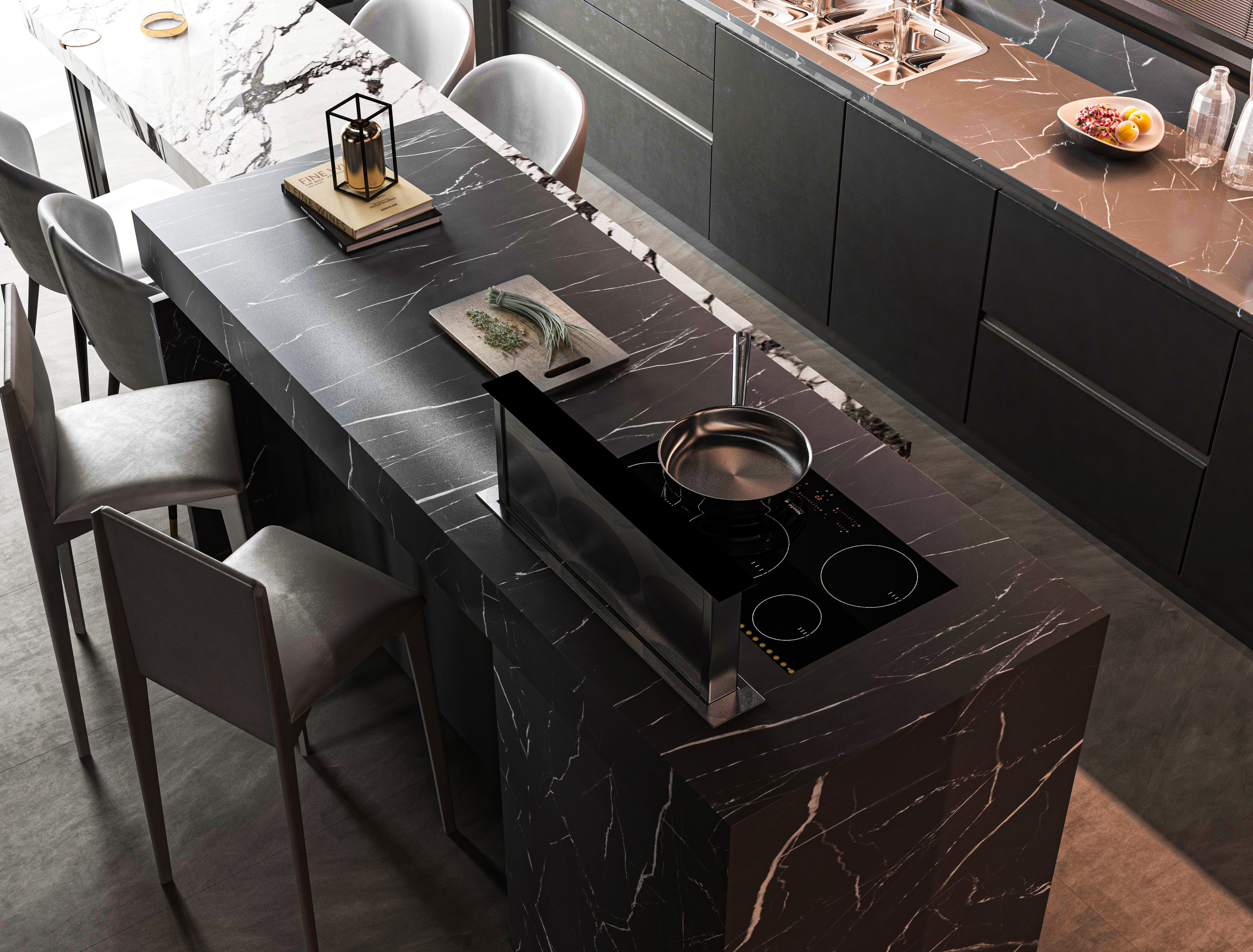 黑色概念别墅丨土耳其安塔利亚丨Görkem Bozkurt-14