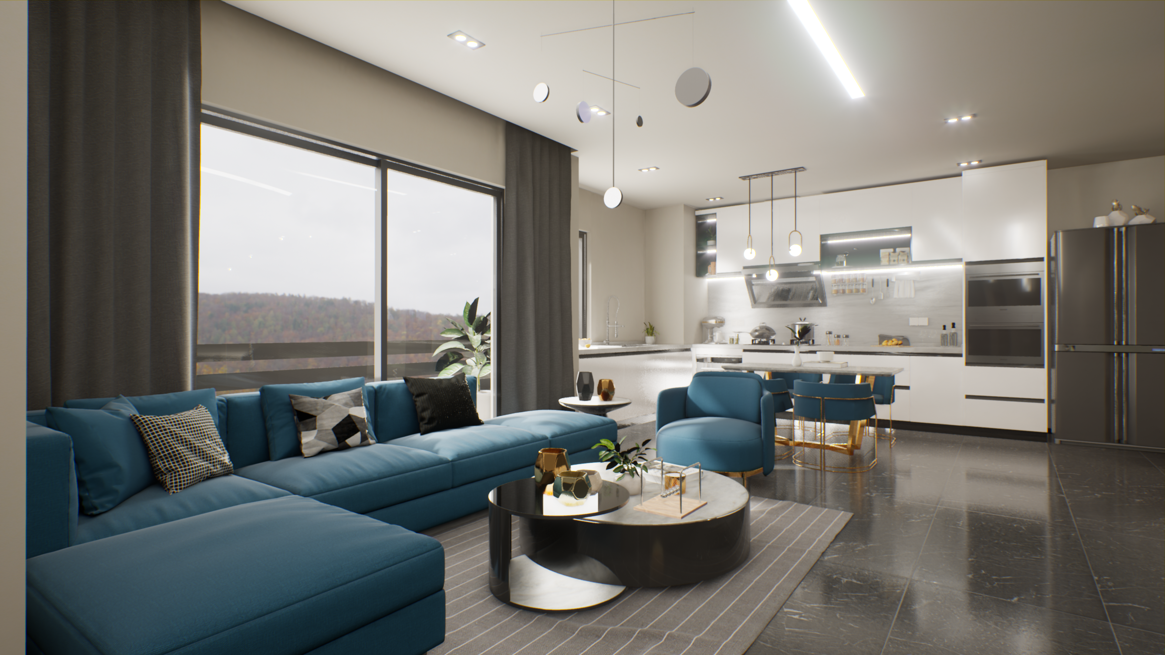 360 Residences 室内外 3D 可视化丨巴基斯坦伊斯兰堡丨mimAR 团队-13