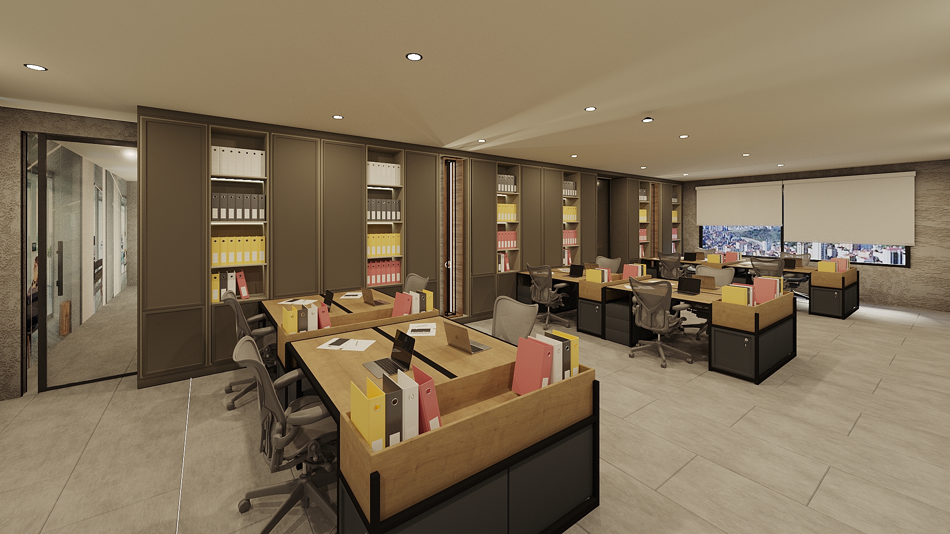 PAŞAHAN TEKSTİL SHOWROOM AND OFFICE DESIGN ALTERNATİF 3-6