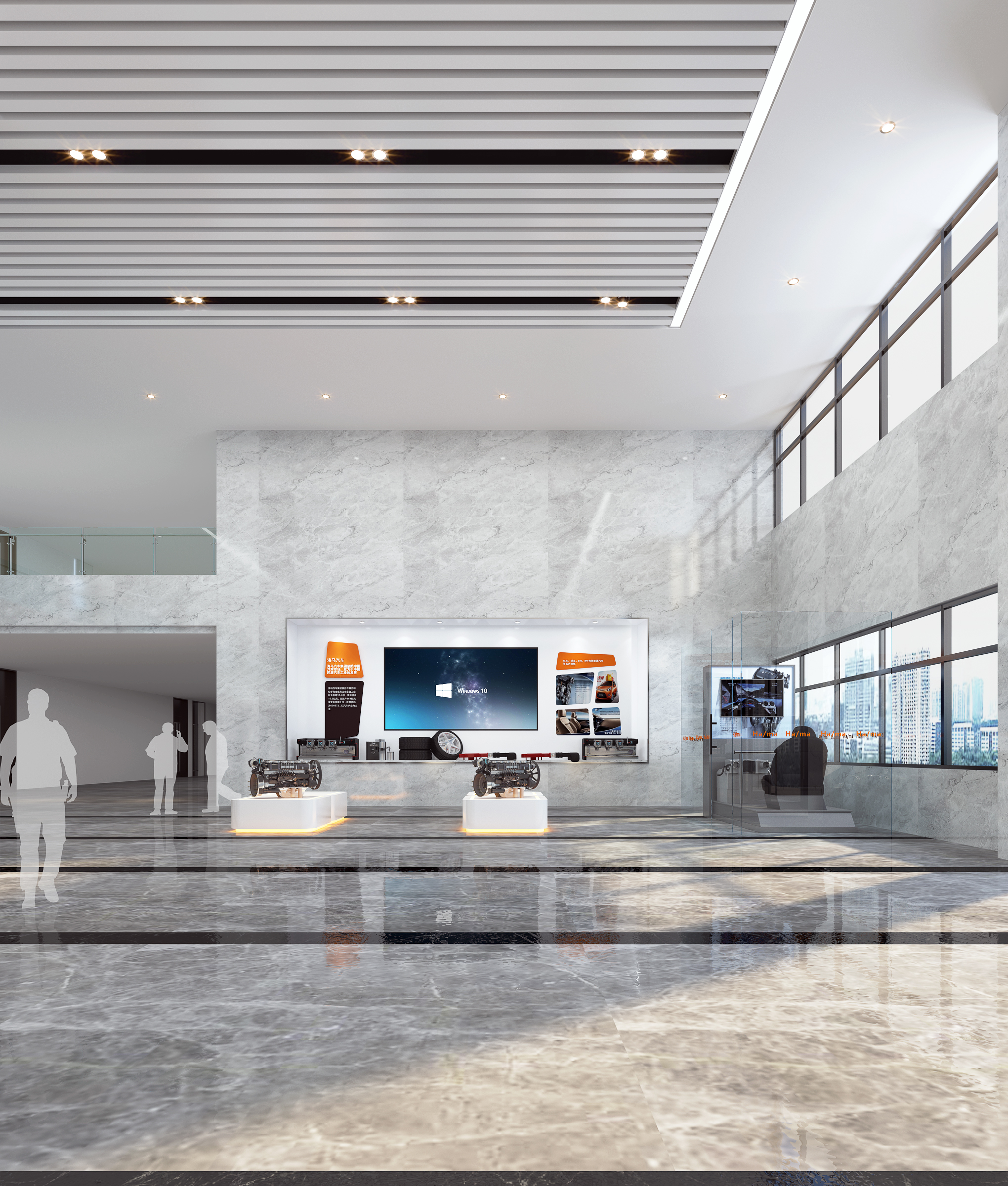 海马汽车动力总成研发中心办公楼装修设计丨中国郑州丨腾升建筑装饰股份有限公司-2