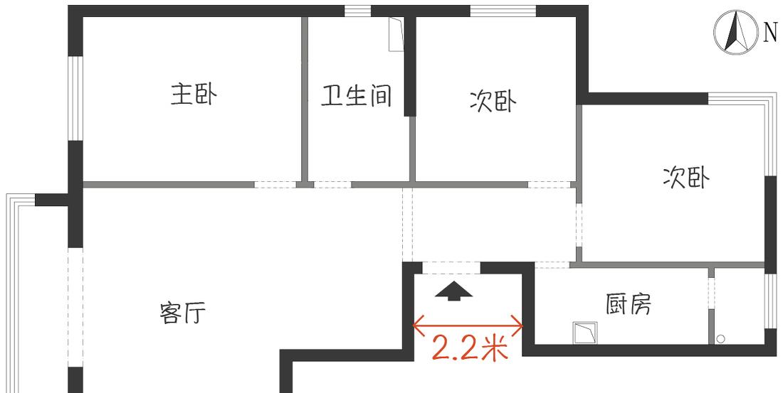 打破传统格局,打造通透生活空间-3
