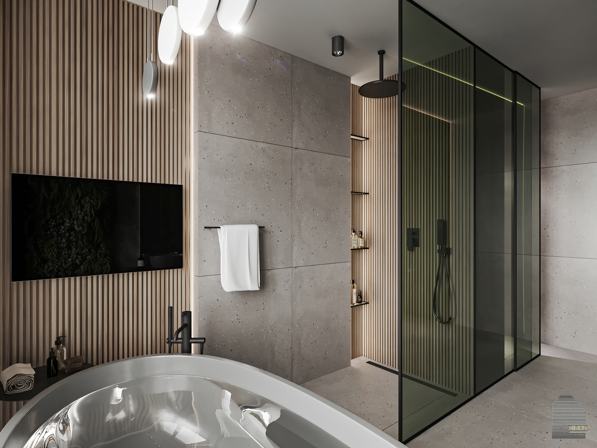 Render Dark Bathroom-3