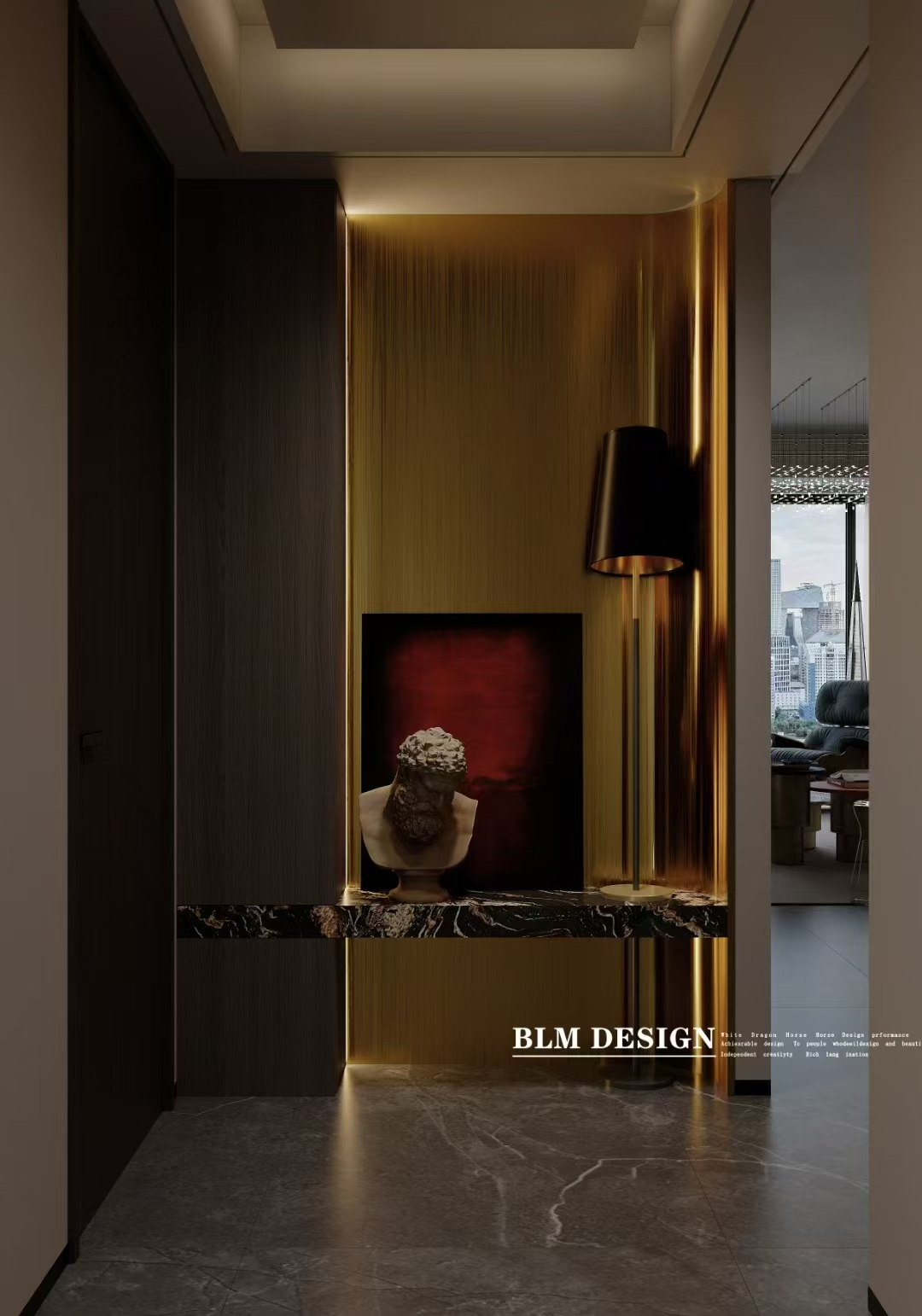 黑暗风白龙马效果图设计制作-2