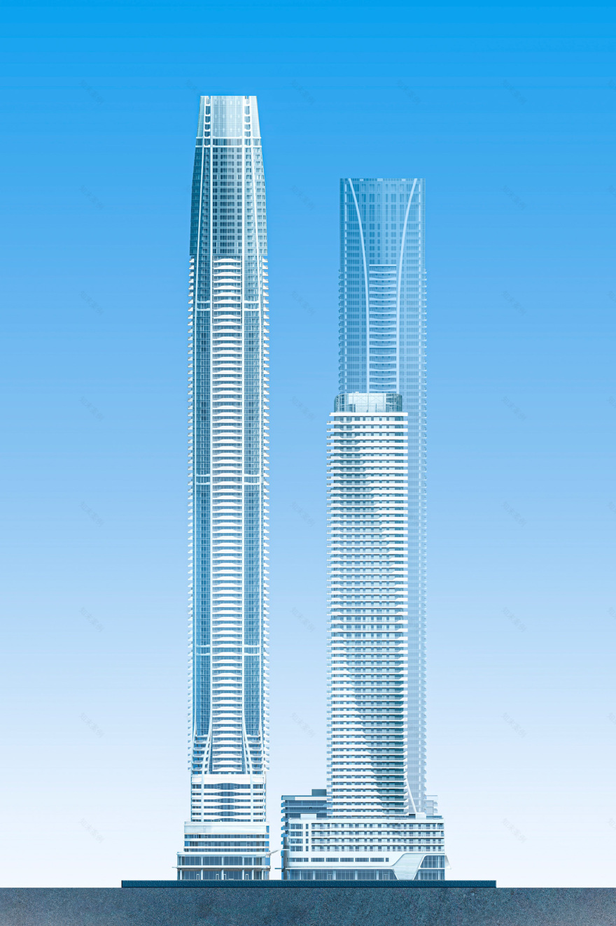 央街一号巅峰大厦(注:该翻译结合常见的建筑命名规律,Yonge一般指央街,Pinnacle有巅峰之意,One表示一号 ,在无更多背景信息下给出此翻译) 丨加拿大多伦多丨Hariri Pontarini Architects-31