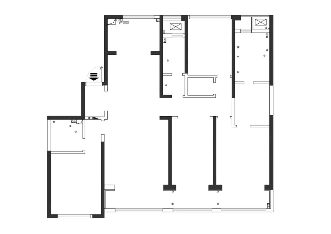 新兴玉园新中式平层住宅设计丨旗盛-11