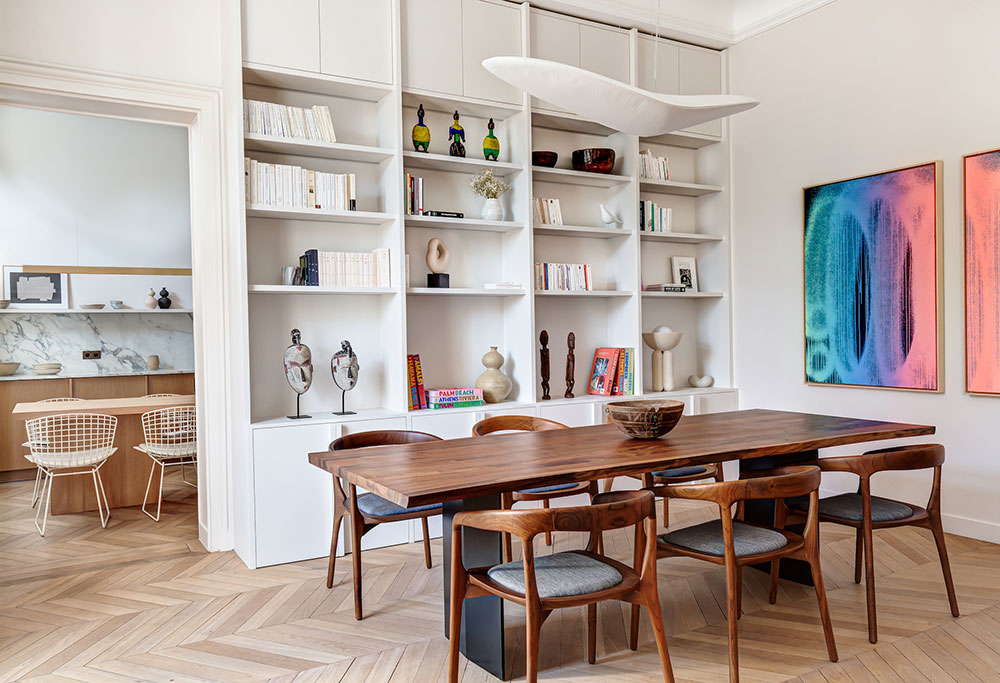 巴黎时尚公寓 | 古典与现代的完美结合-11