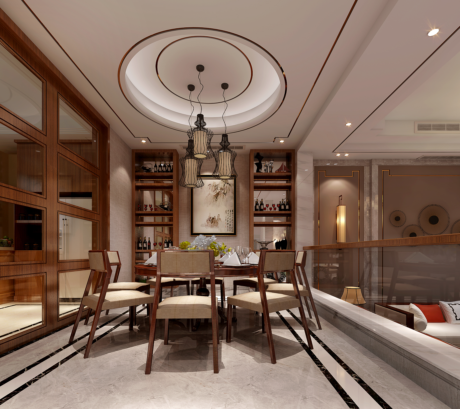 新中式风格家居设计 | 现代与古典的完美融合-14