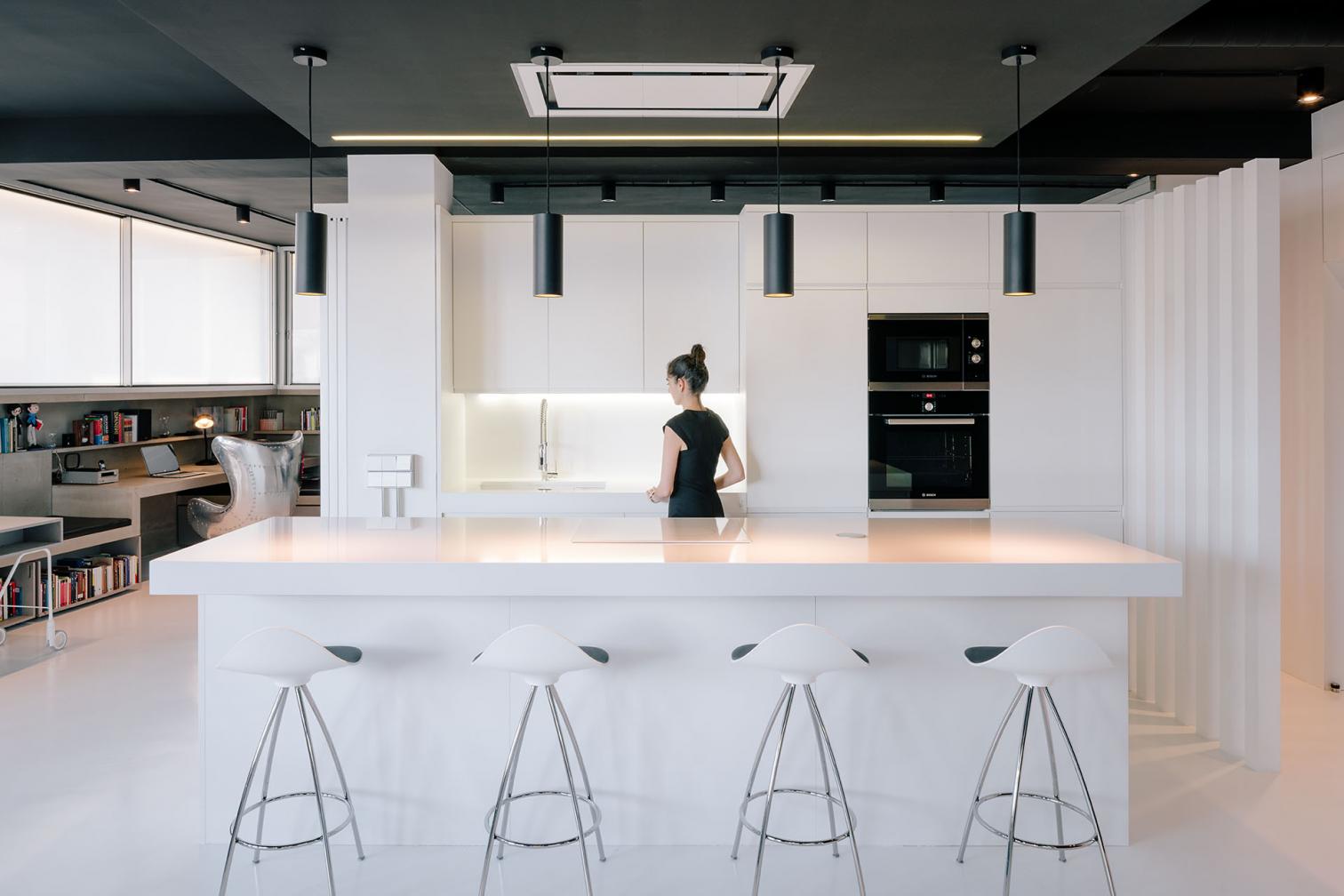 Madrid 工业空间变身高质感生活工作室-4