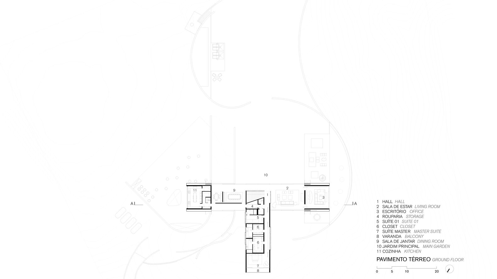 巴西里约热内卢 Asa House丨Bernardes Arquitetura-19