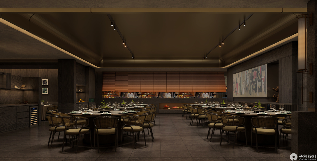鸽子侯餐厅设计丨中国西安丨子然设计-31