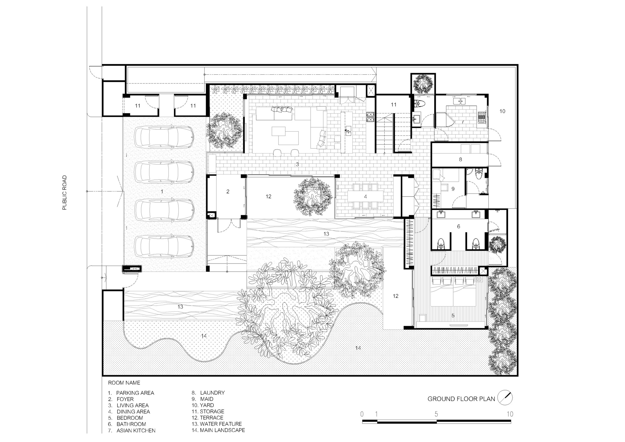 Soffit House丨泰国曼谷丨Ayutt and Associates design-16