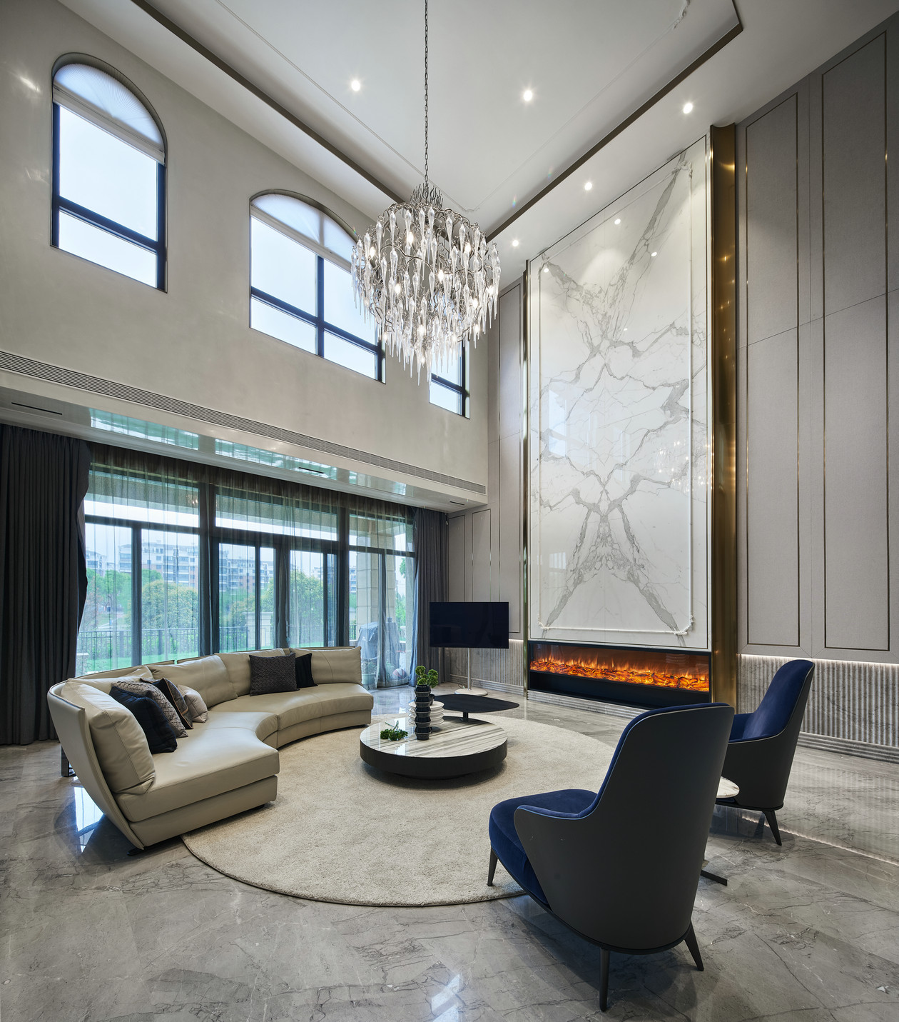 力设计新作 |“ 直播 ”里那个精致别墅毕业了~-19