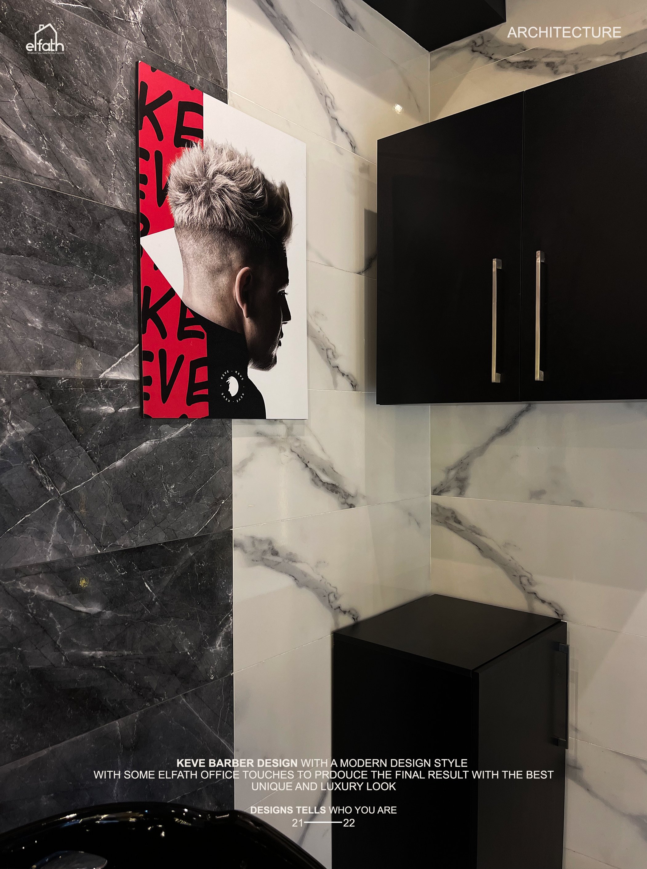 Keve barber - interior design --34