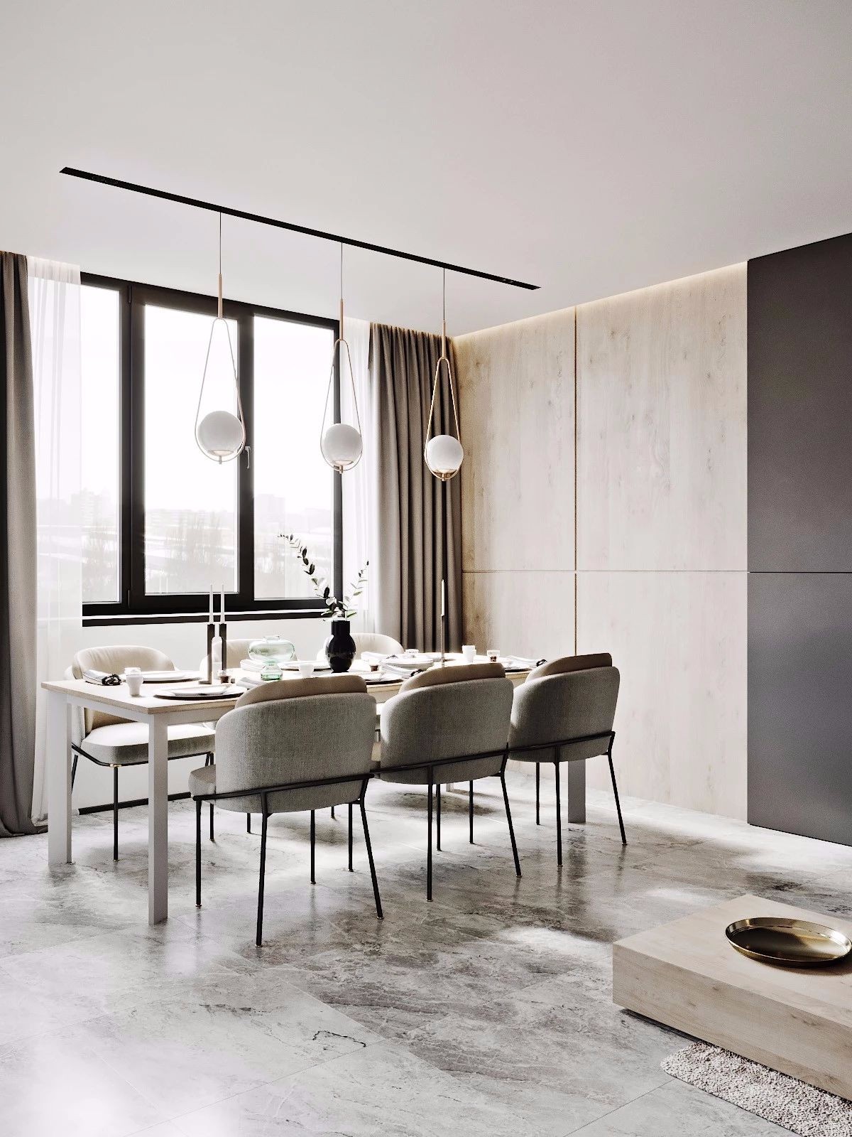 106㎡高级灰设计丨简直不要太爽-3