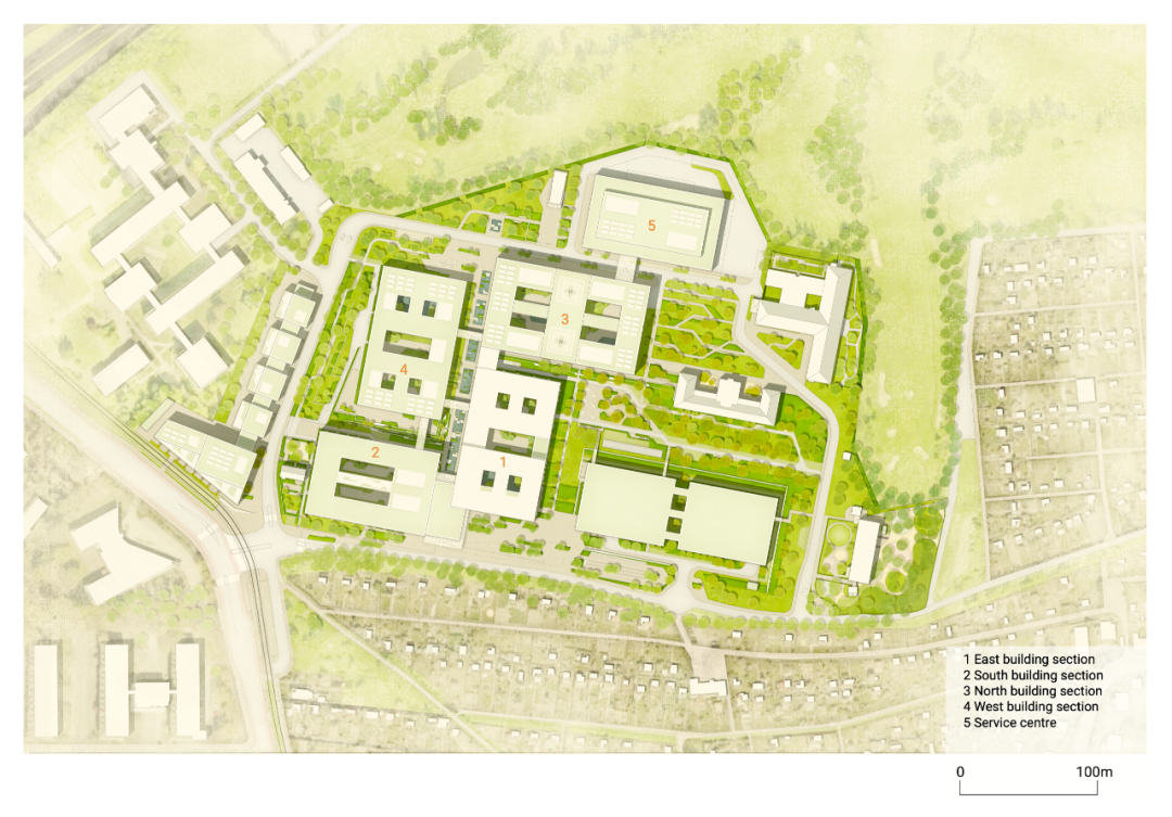 HENN海茵建筑最新竞赛项目：布伦瑞克市立医院-38