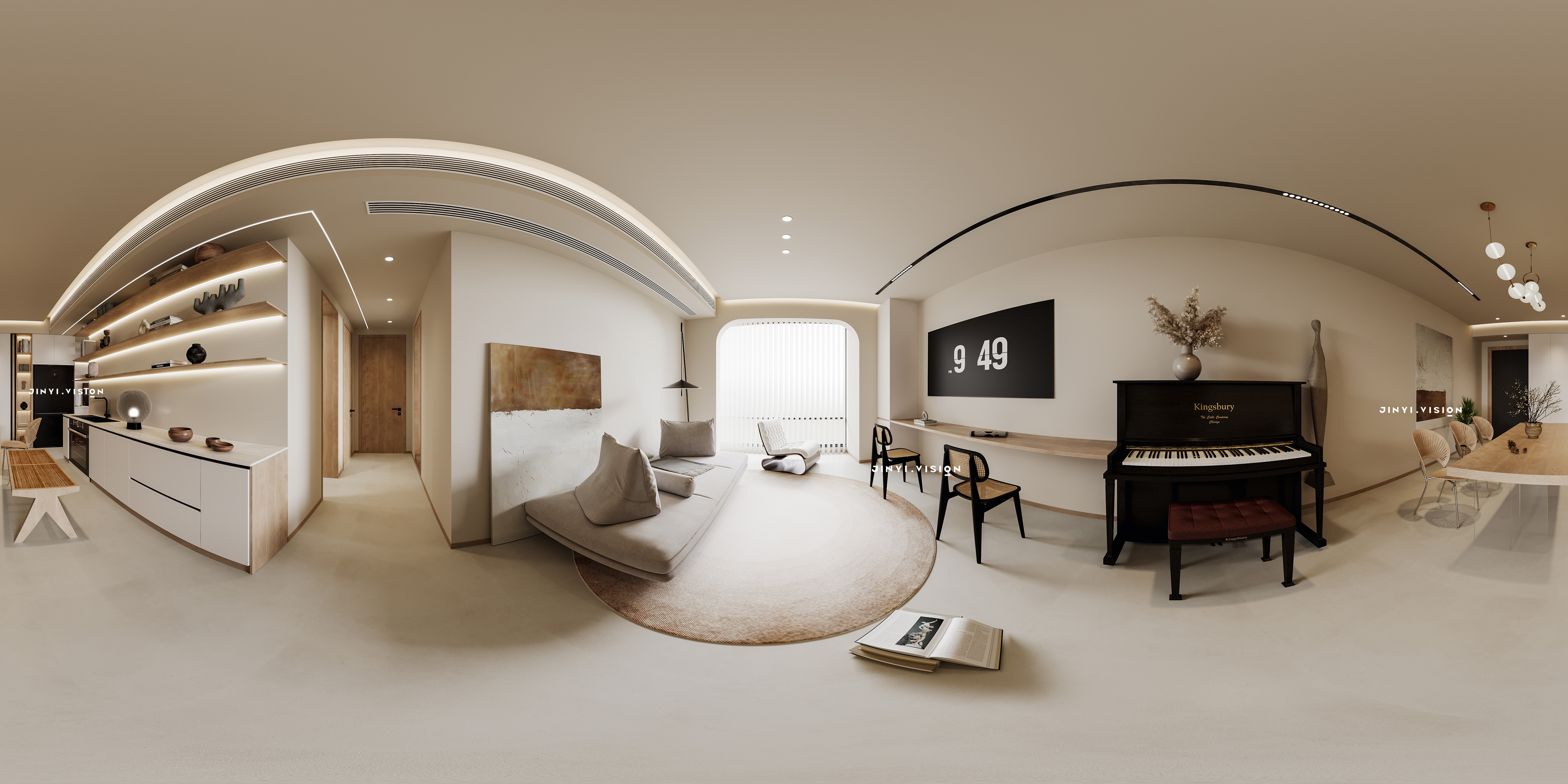 侘寂奶油风效果图-3