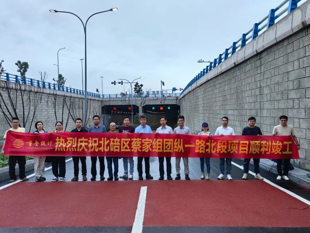 北碚区蔡家组团纵一路北段项目顺利通过质量竣工验收-18