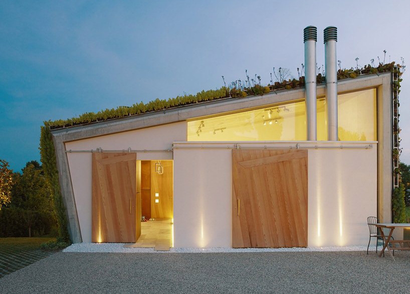 豪华别墅 现代风格[别墅] design paradigms builds eco friendly jewel box villa in switzerland-0