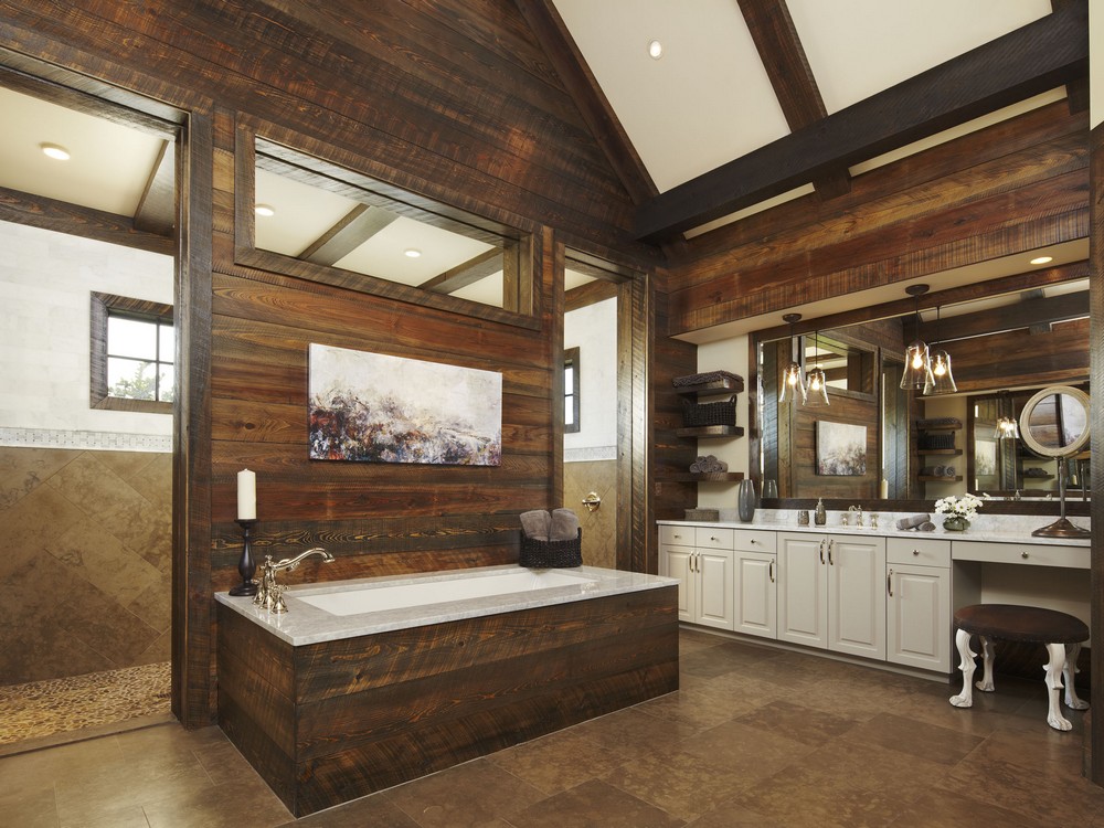 Деревянный дом с красивым интерьером | 12 фото-12