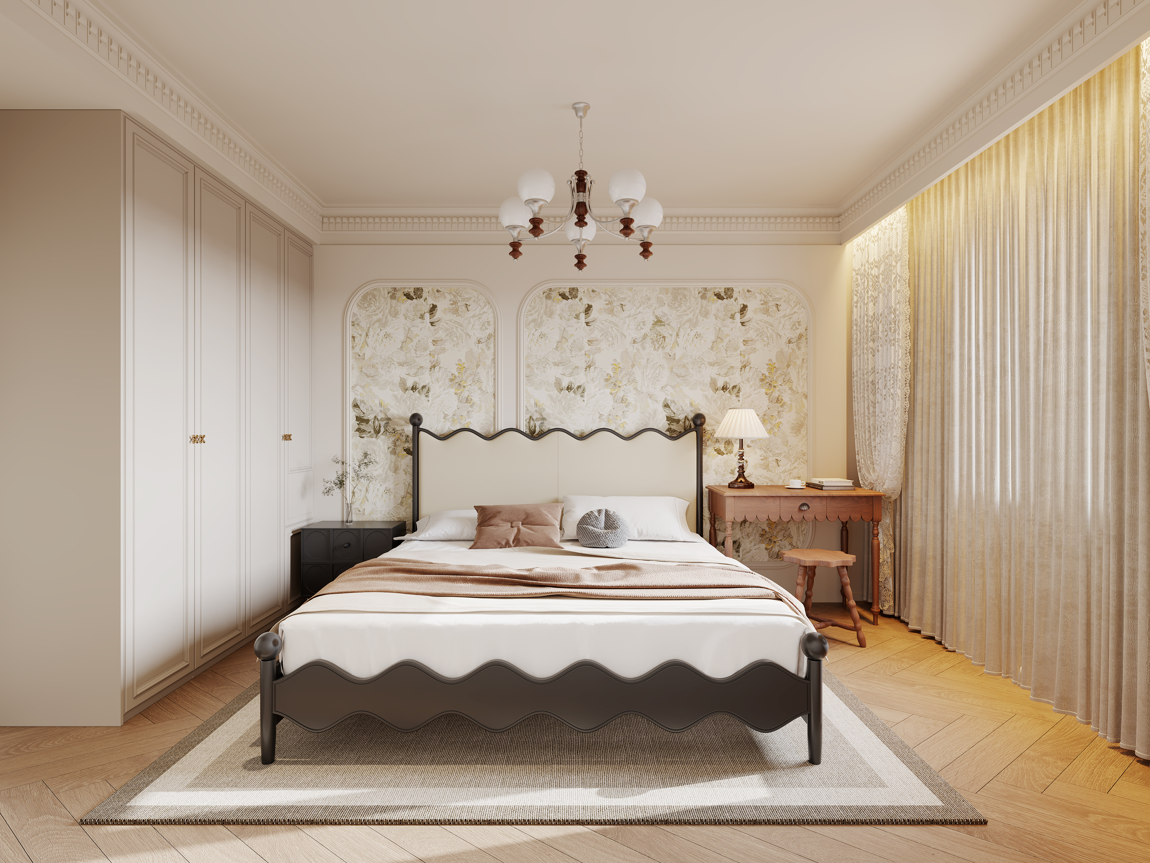 「轻法式复古：把浪漫揉进日常」住宅设计-9