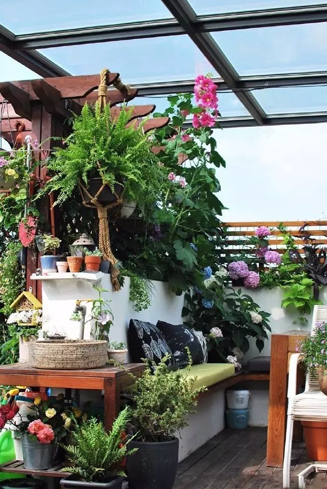 她在楼顶悄悄建了一座梦想花园,美翻了!这才是把日子过成诗的样子-158