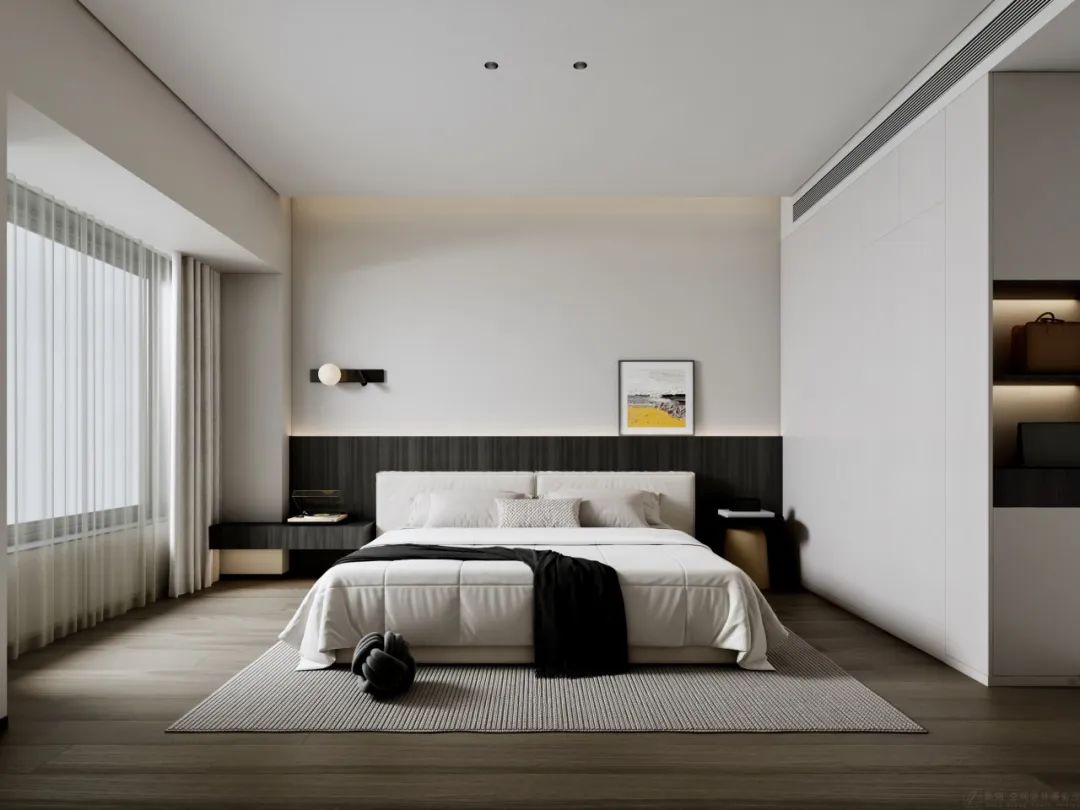 120㎡现代简约丨万锦棠湾丨中国湖南丨纵向·空间设计-15