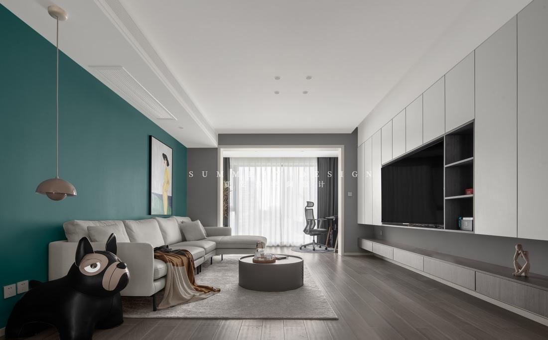 西安 90㎡现代简约两居室设计丨中国西安丨西安夏麦浪空间设计-18