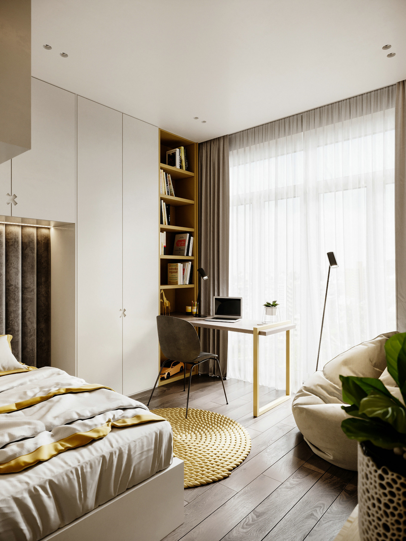 现代气息的多彩之家-9