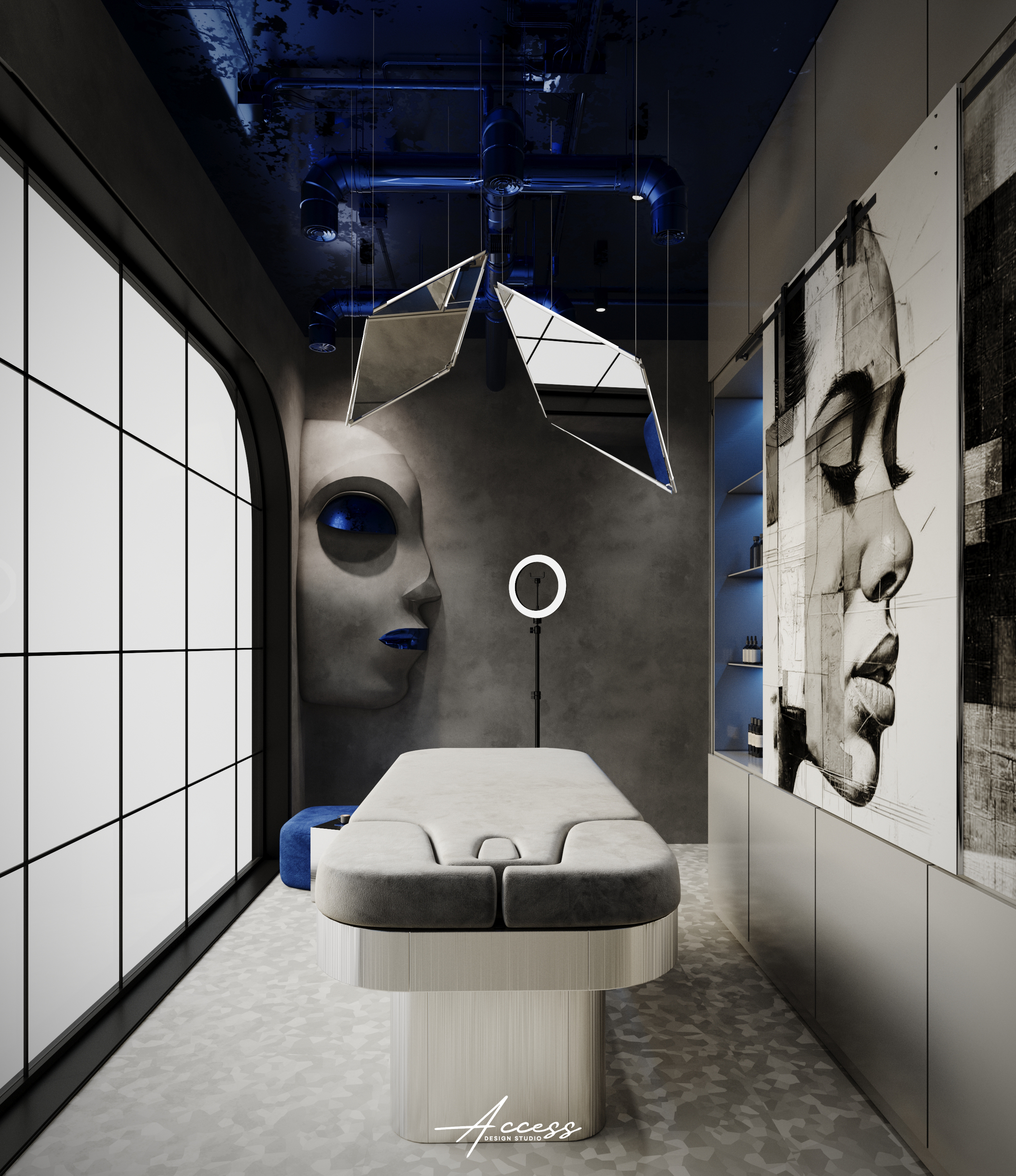 Nawras al Mullahi美容沙龙设计丨Access Design-31