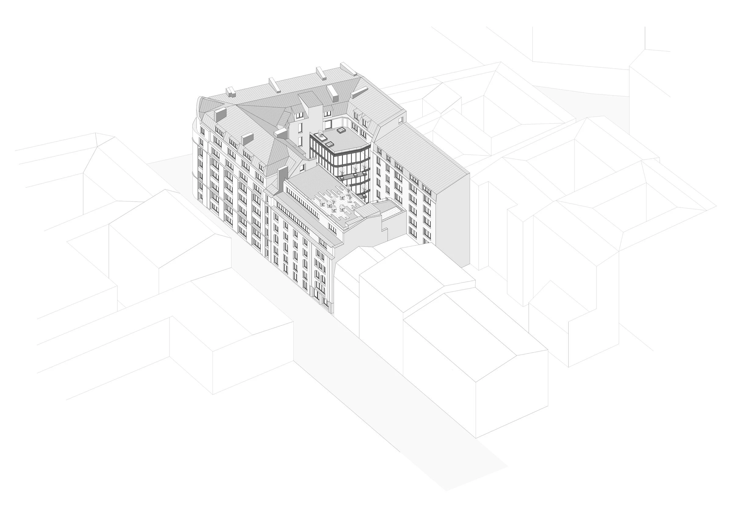 巴黎 9 区办公建筑翻新丨法国巴黎丨Palissad Architectures-19