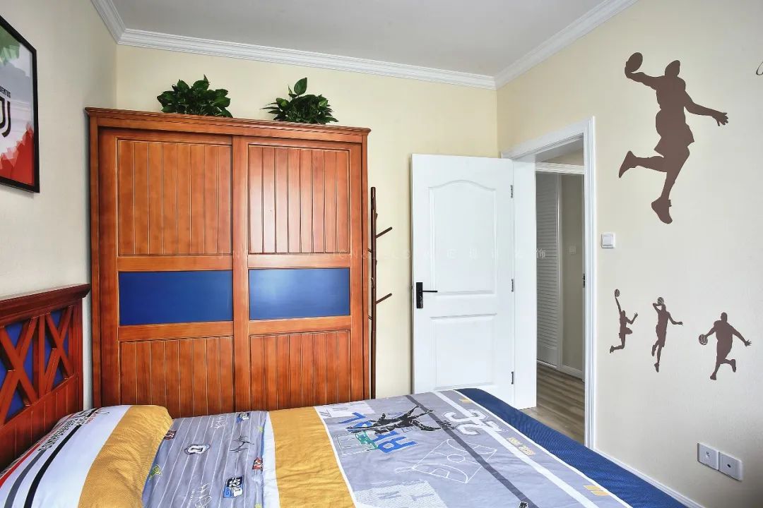 境远装饰 | 110㎡美式风空间,稳重典雅的舒适之家-47