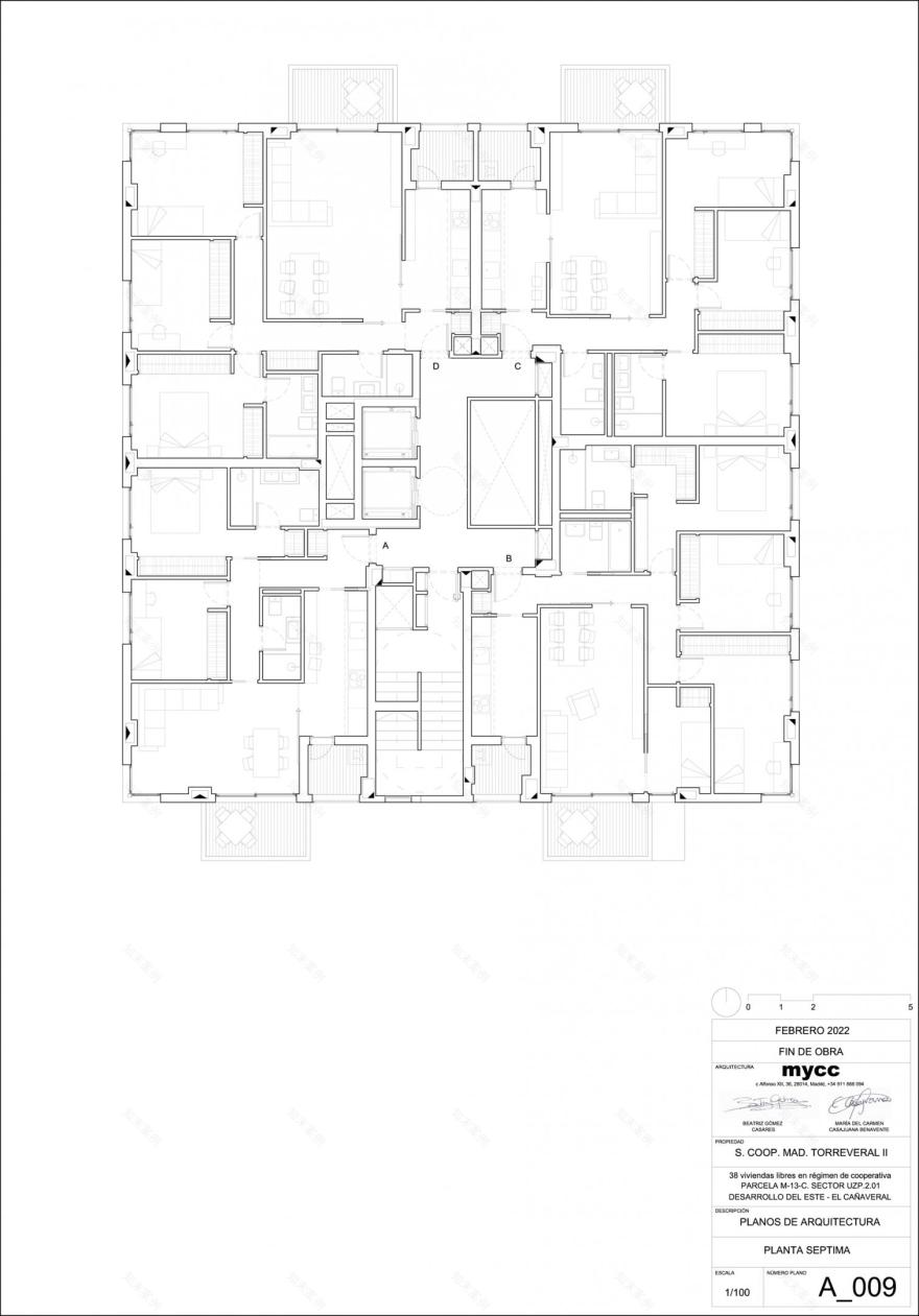 马德里 Cañaveral 住宅塔楼丨西班牙马德里丨Grupo Ayuso 团队-27