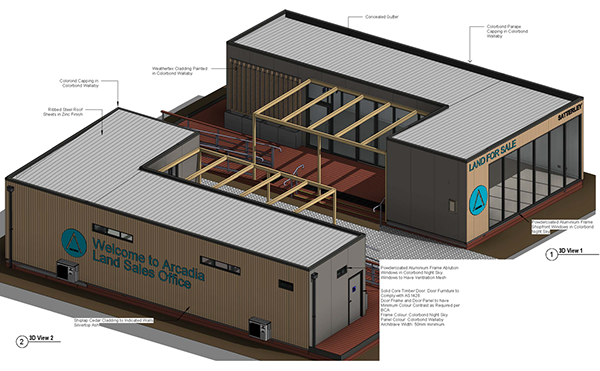 官员土地销售办公室丨Arcadia Sales Office-8